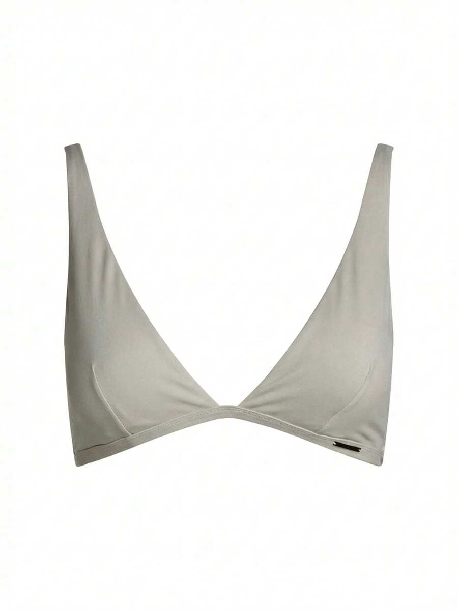 Calvin Klein Women's Bikini Top Cream - Cream - View 1