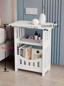 1pc Home Living Room Mini Small Square Table Creative Simplicity Small House Square Nordic Tea Table Bedside Table Small Table - Multicolor - View 8