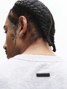 SUMWON Men's Matching Tank Top And Drawstring Shorts Set With Small Chest Logo Summer Loungewear Outfit - Grey - View 7