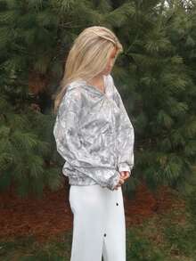 Sydney Algeri 女士秋冬外出街头风情侣同款/情侣同款/基础款/外出针织迷彩保暖内衬拉链宽松长袖卫衣 - 彩色 - 查看 6