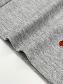 Manfinity Dauomo Men Bottoms,Men's Casual Basic Trousers With Plum Blossom Print. Boyfriend Gift, Loose And Casual Street Style Cool American Retro 2026 Autumn/Winter New Men's Sweatpants,A Gift For Him - Grey - View 4