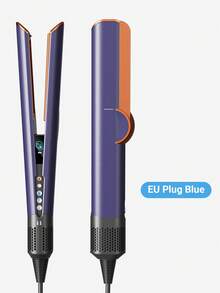 Teckwe Hair Dryer Straightener 2-In-1, Rapid Drying Hairdryer Anion Hair Straightener Iron, Anti-Scalding Hair Dryer Brush For Home Dormitory Salon Use - EU C Type Plug(220-240V) - View 10