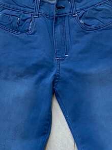 Pantalon skiny de hombre - Azul - Ver 3