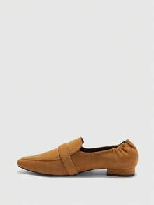 CUCCOO BIZCHIC Women's Buckle Design Casual Fashionable Flat Shoes Valentine's Day - Brown - View 9