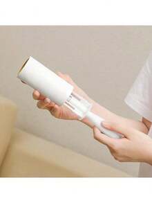 Household Drum Hair Sticking Device Can Tear Clothes, Clean Immersion Brush, Sticky Dust Collector, Sticky Paper Duster Can Tear Special Sticky Cotton Wool Drum, Pet Hair, Clothes, Furniture Cotton Wool Drum (Drum Color Random) - White - View 6
