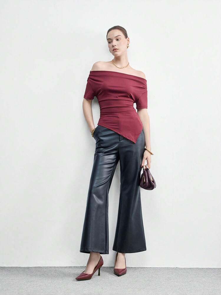 CUCCOO BIZCHIC Women's Pointed Toe Pumps - Solid Deep Brown Color, Retro French Style With Slim Heel Spring Shoes Spring Break Easter Prom Heels