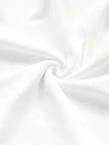 Manfinity Homme Áo hoodie nam dáng dài, họa tiết chữ và trái tim, đa năng cho hẹn hò và đi chơi, tay dài. - trắng - Xem 6