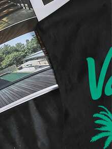 Manfinity Joysei Black Labeled Men's Casual Summer Printed Tank Top - Black - View 4