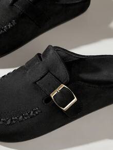 Solecia Women Flats - Black - View 5