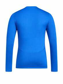 Adidas Men's Long Sleeve T-Shirt Blue - Royal Blue - View 2