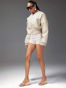 SHUZIA New Fashionable Ladies' Beige/Clear Thong Round Toe Wedge Comfortable Slip-On Spring Summer Holiday Vacation Shoe - Clear - View 4