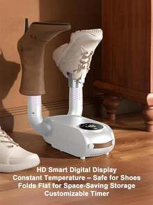 Teckwe New Intelligent Shoe Dryer, Fast Drying, Timed, Portable, Folding, Student Shoe Dryer, Constant Temperature, Deodorization, Shoe Drying