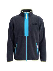 Columbia Backbowl II Men Full Zip Fleece Black - Black - View 1