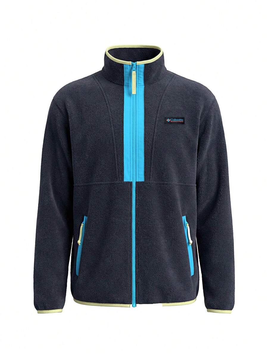 Columbia Backbowl II Men Full Zip Fleece Black - Black - View 1