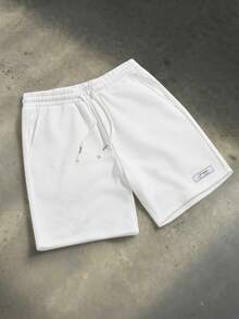 SWAVVY Men's Drawstring Waist Casual Versatile Daily Wear Shorts - Grey - View 1