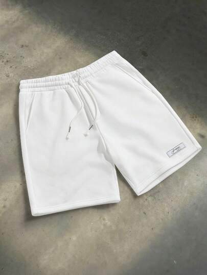 SWAVVY Men's Drawstring Waist Casual Versatile Daily Wear Shorts