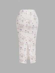 SHEIN MOD Bộ đồ nữ gồm áo hai dây ôm sát và chân váy midi họa tiết hoa nhí, thích hợp cho mùa xuân/hè, trang phục đi club gợi cảm, trang phục dự tiệc, bộ đồ hoa, thời trang đường phố, trang phục đồng quê, phong cách boho. - Nhiều màu - Xem 8