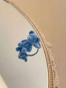 Joivida Flocked Bear Cartoon Ring, Plush Bow Adjustable Jewelry, Sweet Gift For Friends, Fashionable Ring, Cute Animal Ring Gift - Multicolor - View 12