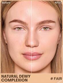 SHEGLAM Dew & Done Spf20輕薄粉底-Fair 品牌 美容 化妝 化妝品 適合女性與女孩 完美搭配夏季春季 Y2K 時尚 流行 生日 母親節禮物 假期 派對準備就緒 最佳顏色 - Fair - 查看 3