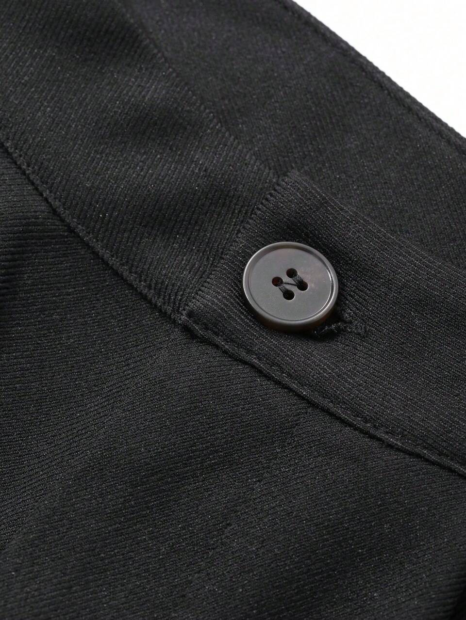 Women's Solid Color Pocketed Casual Straight Leg Capri Pants Low Rise