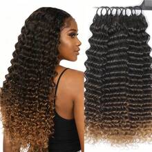 Boho Braids Human Crochet Hair In 100% Remy Human Hair Feather Line Crochet Hair Braids Salon Silky Seamless Invisible Natural Black Color For Thin Hair Woman Micro Pre Looped Crochet Human Hair Deep Wave Extensions