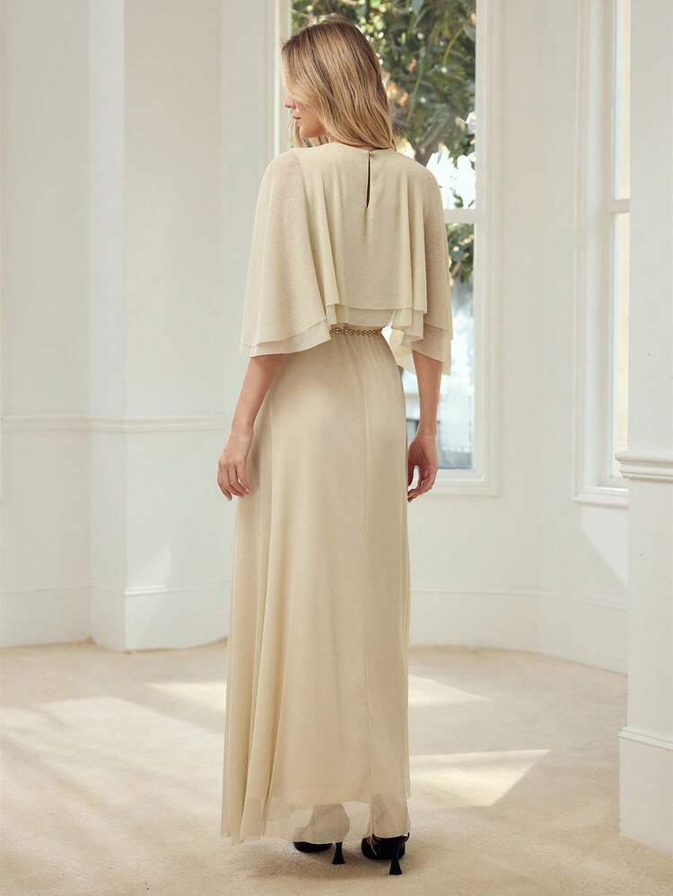 WOMEN'S SHINY KNIT LOOSE FIT DRESS, SPRING/SUMMER