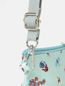 HARRY POTTER X SHEIN Women's Casual Bird Print Crossbody Bag - Black Bird - View 5