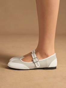 Rosivie Women's Casual Buckle Design Everyday Versatile Shoes - Multicolor - View 4