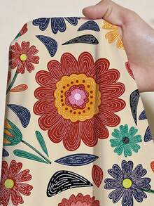 Slaydiva 春夏女士无袖吊带迷你连衣裙/新款音乐节/西部风/波西米亚风/复活节/纳什维尔/生日/毕业/学生日常/休闲百搭/休闲/邮轮/旅行/海滩日光浴/度假/活力花卉无袖吊带迷你连衣裙 - 彩色 - 查看 6