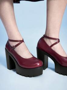Zapatos de tacón para mujer - Rojo - Ver 7