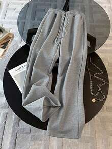 Resyla 宽松立领插肩袖开衫 + 直筒裤（带隐藏口袋）