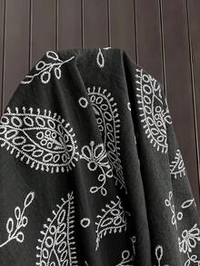 Rusticease 大码佩斯利印花抽绳腰休闲裤 - 彩色 - 查看 8