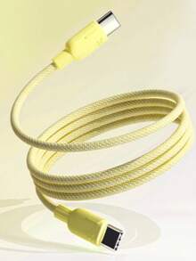 Cable de carga rápida | Cable de sincronización y carga rápida de 2 m trenzado en nailon de 60 W | Cable de carga rápida USB-C a Tipo C | Compatible con teléfonos inteligentes, tabletas y PC | Transferencia de datos de alta velocidad de 480 Mbps | Protección de control de temperatura con chip inteligente | Resistencia a la flexión superior - Multicolor - Ver 9