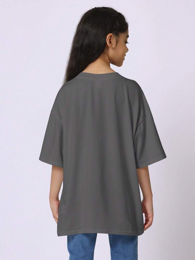 Oversized Crew Neck With Drop Shoulder