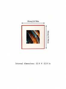 Joivida 1 Pc Wood/Iron Single-Sided Square Picture Frame, Suitable For Wall Hanging Or Tabletop Decoration. 30X30, 33X33cm Square Poster Portrait Frame, Festival Celebration Commemorative Gift, Gallery Classic Picture Frame. - Multicolor - View 18