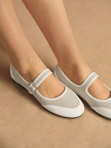 Rosivie Women's Casual Buckle Design Everyday Versatile Shoes - Multicolor - View 8