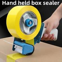 CUTTRSZE 1件装胶带枪胶带切割器胶带包装机，金属包装胶带分配器枪箱封口机，适用于家庭和仓库箱封口、返校季、学校用品、办公和学习用品/胶带、粘合剂和紧固件/胶带切割器、纸箱封口机、箱子封口机、胶带分配器、箱封、胶带分配器、包装胶带分配器 - 2英吋 - 查看 1
