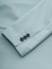 Manfinity Bizformal Men Suits - Teal Blue - View 3