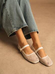 Rosivie 女士平底鞋 - 白色 - 查看 5