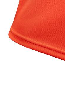Manfinity Sport Polished Men's Geometric Print Casual Fitness Crew Neck Tank Top - Orange - View 6