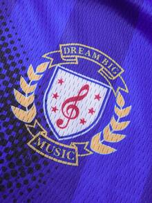 ROMWE MEN Men's Casual Round Neck Letter & Number Print Short Sleeve T-Shirt - Blue - View 5