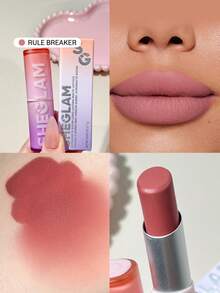 SHEGLAM Dynamatte Boom Long Lasting Matte Lipstick-Rule Breaker 20 Colors Creamy Matte Waterproof Lipstick Amazing Non-Stick Cup Transfer-Proof Lipstick Pink Lipstick Lip Combo Brand Beauty Makeup Face Paint Cosmetic For Women Girls Perfect For Winter Spring Ideal For Y2K Fancy Fashion Suitable For Birthday Gift Party Ready Best Color - Rule Breaker - View 11