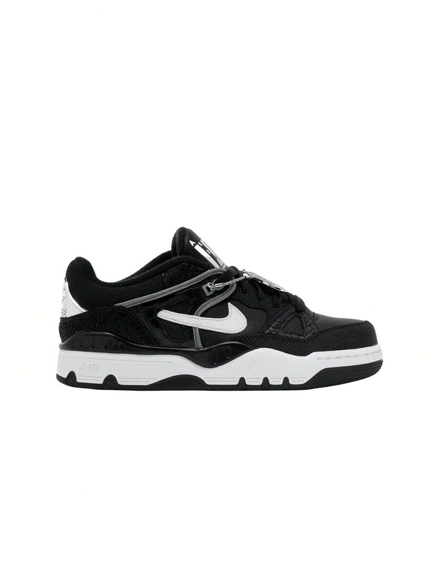 Nike X Nigo Air Force 3 Low Men's Sneakers Black HF7630 - Black/White-Smoke Grey-Mtlc Platinum - View 1