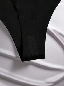 4 条装纯色性感丁字裤