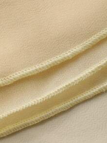 Livesso 黄色系领无袖休闲迷你连衣裙，适合海滩派对和度假穿着 - 黃色 - 查看 7