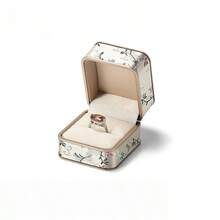Cirelle 1pc 1pc Vintage Silk-Like Jewelry Storage Box – Elegant Display Case For Rings, Necklaces & Bracelets, Elegant Organizer For Pearl Earrings, Perfect Gift For Her - Multicolor - View 10