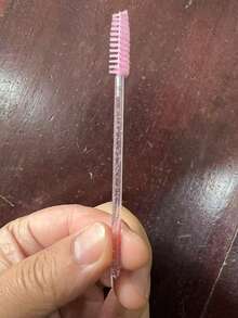 200PCS/100PCS/50PCS Disposable Mascara Wands Eyelash Brush S For Eyebrow Eye Lash Extension , Eyebrow Brush, Eyeshadow Brush, Brush - Pink - View 8