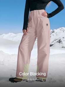 In My Nature 女士拉链口袋阔腿宽松休闲徒步裤 - 淺灰紫 - 查看 7