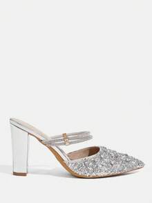 CUCCOO TILAWA Women Pumps Valentine's Day - Silver - View 9