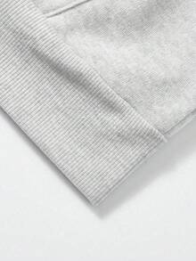 Manfinity Dauomo Áo khoác nam dáng casual có mũ, khóa kéo, họa tiết lá phong, chất lượng cao, phù hợp mặc hàng ngày, cho học sinh, hoạt động ngoài trời, thoải mái và đa năng, thích hợp cho mùa thu. - Màu Xám nhạt - Xem 3